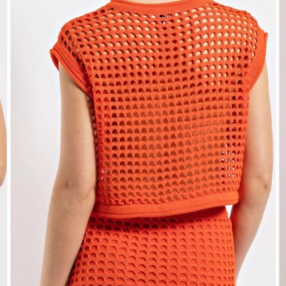 Bobbles & Lace 2 Piece Sweater Skirt Set, Size M. - Picture 2 of 8